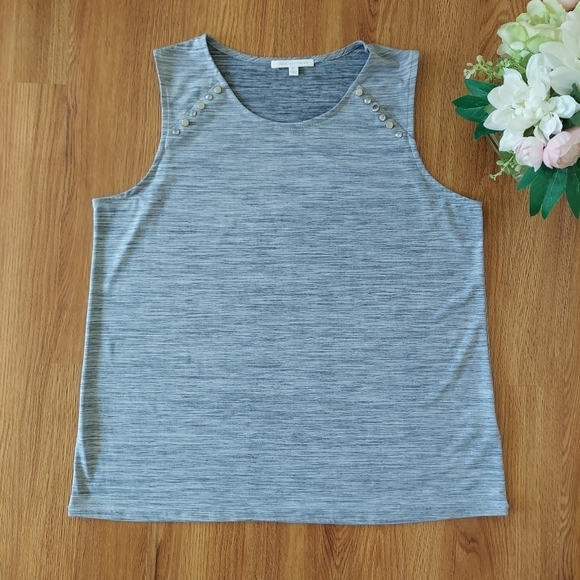 Linda Matthews Tops - Linda Matthews Gray woman's blouse Size XL New. Any seasons Gift Mothers day